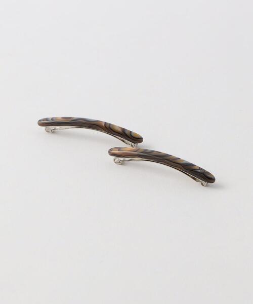 Steven Alan(スティーブンアラン)の「<WINDEN>PETITE LINE BARRETTE SET/バレッタ(バレッタ/ヘアクリップ・レディース・オフホワイト/ダークブラウン/グレー・FREE)」の3枚目の写真