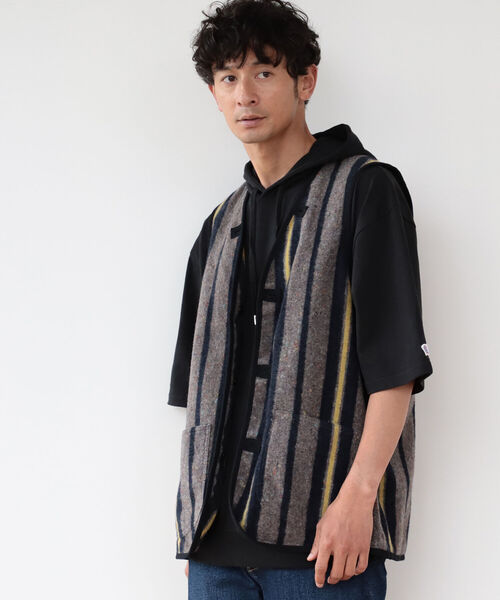 B:MING by BEAMS（ビーミングバイビームス）の「Lee x B:MING by BEAMS / 別注 3way メモリアル カバーオール（その他アウター・メンズ・ブラック/インディゴブルー・SMALL/MEDIUM/LARGE/X-LARGE）」の10枚目の写真
