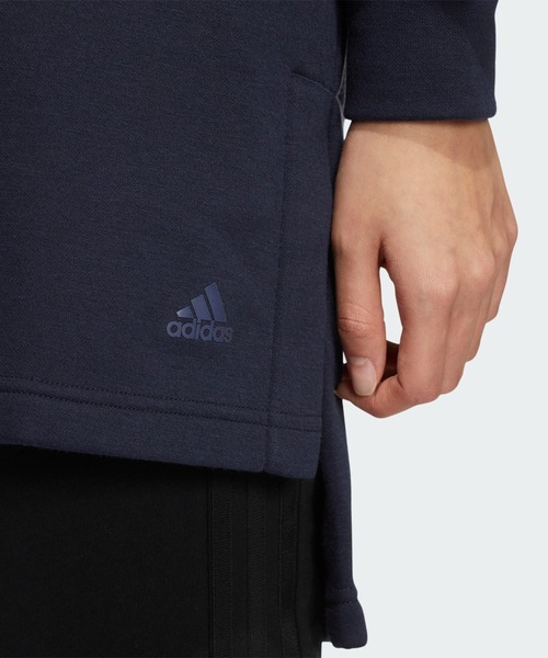 【新品】adidas オーバーサイズ　モックネック　フリースチュニック Yahoo!オークション - adidas 新品 モックネック フリース