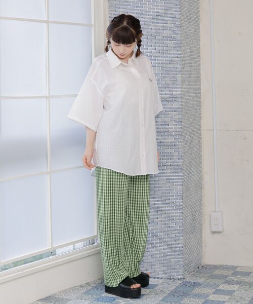 ems excite(エムズエキサイト)の「ギンガムラフPT(その他パンツ・レディース・ブラック系その他2/グリーン系その他2/ブルー系その他2・FREE)」の17枚目の写真