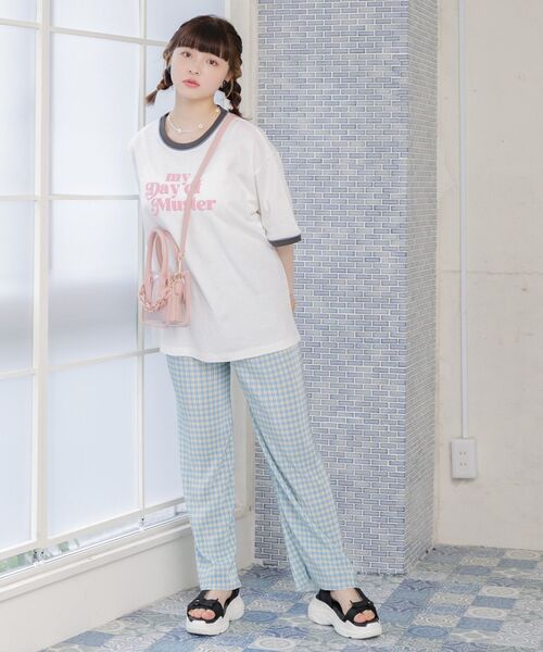 ems excite(エムズエキサイト)の「ギンガムラフPT(その他パンツ・レディース・ブラック系その他2/グリーン系その他2/ブルー系その他2・FREE)」の18枚目の写真