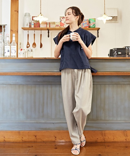 【欧州航路】ピーラートップス（シャツ/ブラウス）｜欧州航路（オウシュウコウロ）