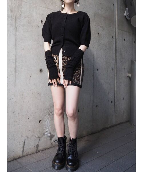 EVRIS（エヴリス）の「アームウォーマーニットトップス（ニット/セーター・レディース・ブラック/ブラウン/カーキ・FREE）」の21枚目の写真