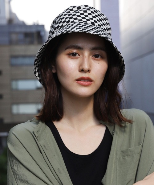 LEPSIM(レプシィム)の「アソートバケハ 299609(ハット・レディース・その他/ブラック/アイボリー・ONE SIZE)」の1枚目の写真