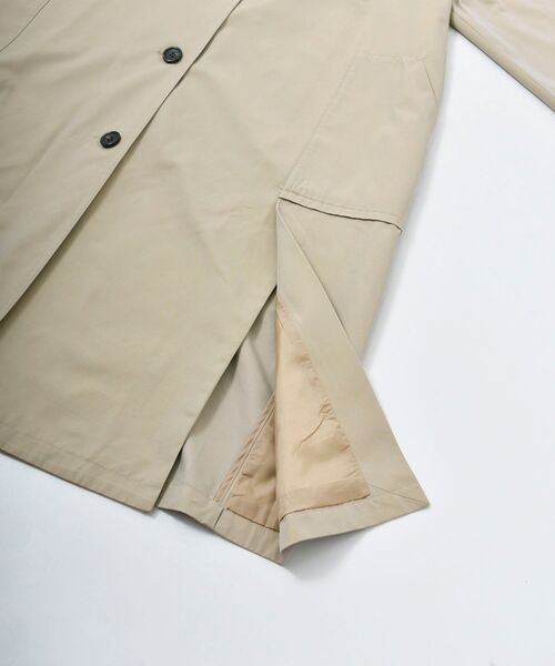 le.coeur blanc（ルクールブラン）の「テントラインステンカラーコート（ステンカラーコート・レディース・ベージュ/ネイビー・38）」の22枚目の写真