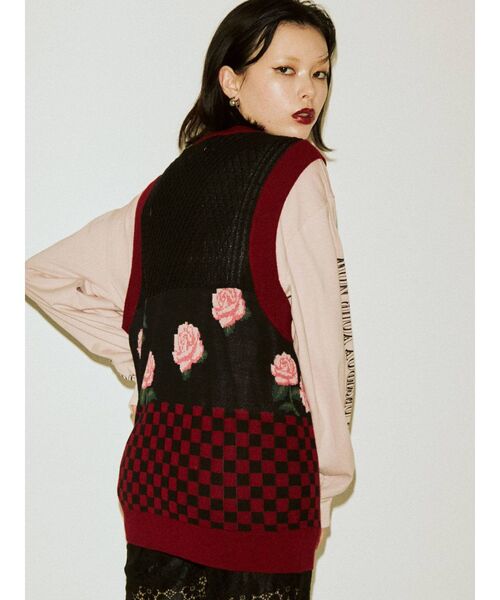 jouetie(ジュエティ)の「ノースリーブニット(ニット/セーター・レディース・ベージュ・MEDIUM)」の7枚目の写真