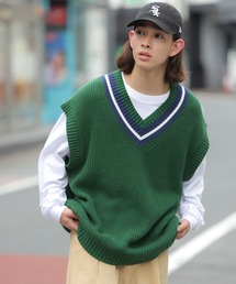 WEGO | WEGO/ラインチルデンニットベスト(ベスト)