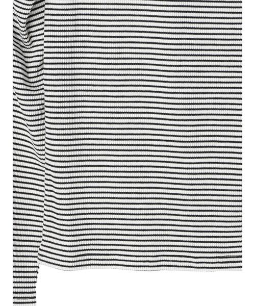 Green　Parks（グリーンパークス）の「パワーショルダーリブプルオーバー（Tシャツ/カットソー・レディース・ベージュ/ブラック/オフホワイト/その他7・FREE）」の18枚目の写真