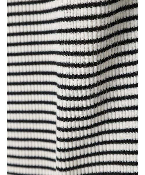 Green　Parks（グリーンパークス）の「パワーショルダーリブプルオーバー（Tシャツ/カットソー・レディース・ベージュ/ブラック/オフホワイト/その他7・FREE）」の21枚目の写真