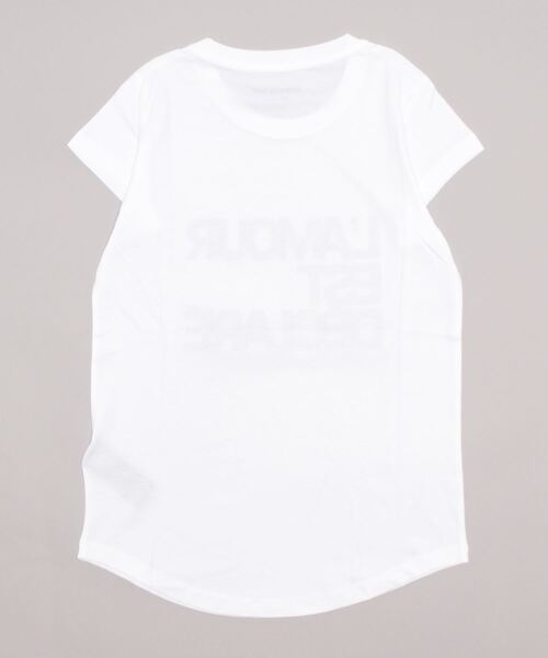 ZADIG&VOLTAIRE（ザディグ　エ　ヴォルテール）の「SKINNY L AMOUR EST DECLARE（Tシャツ/カットソー・レディース・ホワイト・S/M/L/XS）」の5枚目の写真