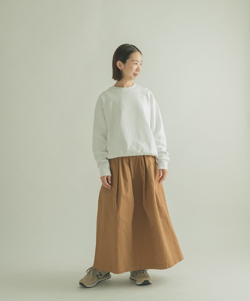 FORK&SPOON（フォークアンドスプーン）の「FORK&SPOON　OE裏毛クルーネックスウェット（スウェット・レディース・ホワイト/パープル/ネイビー・1）」の7枚目の写真