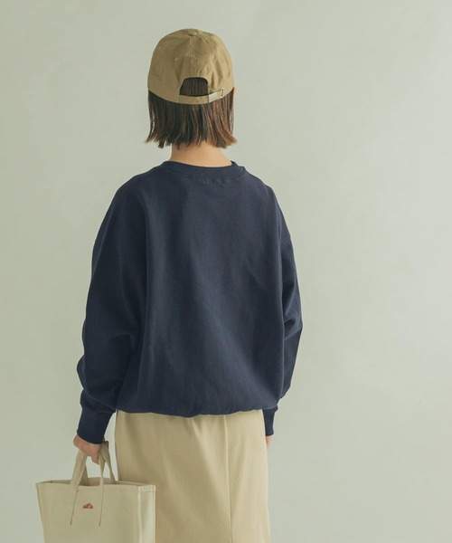 FORK&SPOON（フォークアンドスプーン）の「FORK&SPOON　OE裏毛クルーネックスウェット（スウェット・レディース・ホワイト/パープル/ネイビー・1）」の15枚目の写真