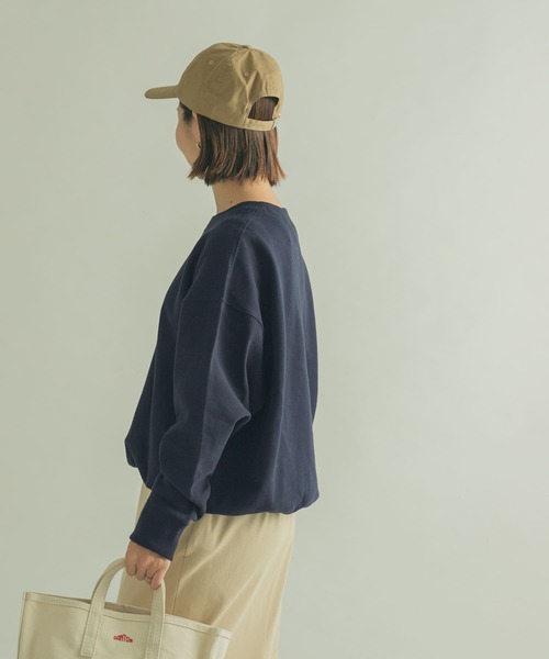 FORK&SPOON（フォークアンドスプーン）の「FORK&SPOON　OE裏毛クルーネックスウェット（スウェット・レディース・ホワイト/パープル/ネイビー・1）」の16枚目の写真