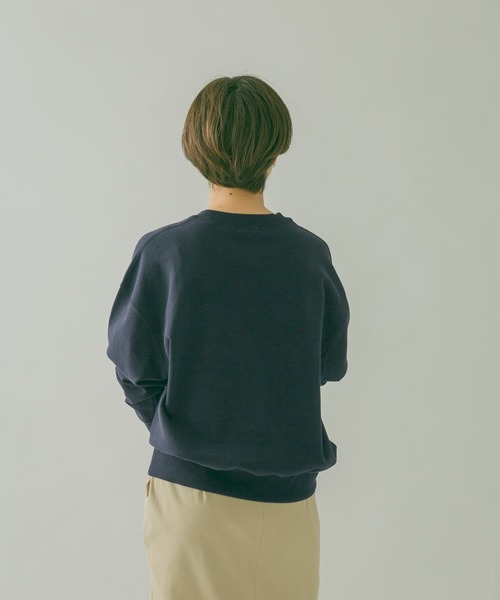 FORK&SPOON（フォークアンドスプーン）の「FORK&SPOON　OE裏毛クルーネックスウェット（スウェット・レディース・ホワイト/パープル/ネイビー・1）」の20枚目の写真