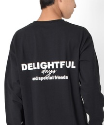 GLAZOS | 前後ロゴプリントTシャツ(Tシャツ/カットソー)