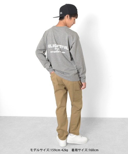 GLAZOS(グラソス)の「前後ロゴプリントTシャツ(Tシャツ/カットソー・キッズ・ブラック/グレー/ベージュ・140cm/160cm/150cm/170cm)」の20枚目の写真