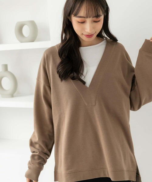 fifth(フィフス)の「ベーシックロンT(Tシャツ/カットソー・レディース・ホワイト/ブラック・M)」の7枚目の写真