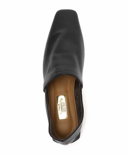 【tomoまま 】GRISE レザースクエアハイバンプソフトフラット GRISE（グリーズ）の「GRISE レザースクエアハイバンプソフト