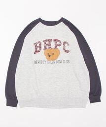 【BEVERLY HILLS POLO CLUB/ビバリーヒルズポロクラブ】 BHPCラグランBIGスウェットトレーナー