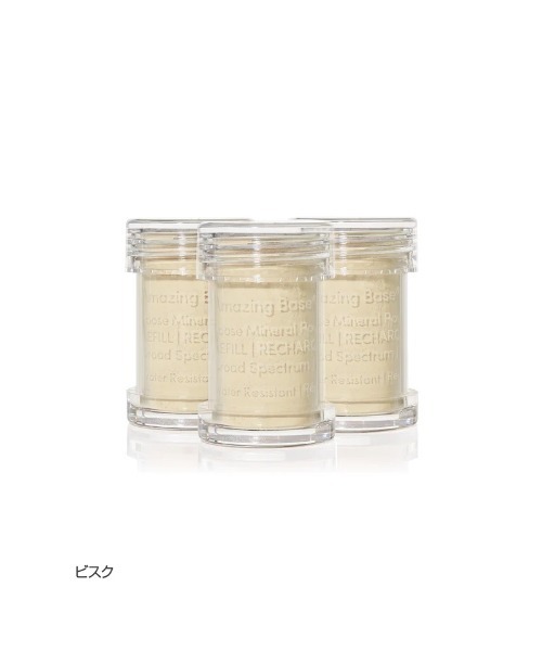 Janeiredale(ジェーンアイルデール)の「アメイジングベース ルースミネラルパウダー SPF20/PA++ リフィル(ファンデーション・レディース・ビスク/ウォームシエナ/ウォームシルク/アイボリー・FREE)」の1枚目の写真