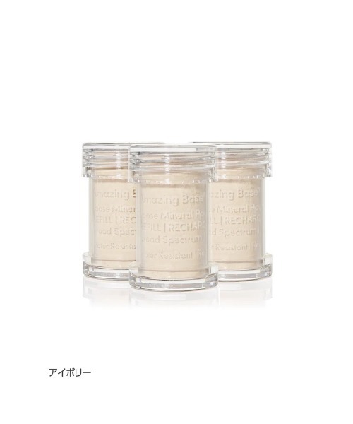 Janeiredale(ジェーンアイルデール)の「アメイジングベース ルースミネラルパウダー SPF20/PA++ リフィル(ファンデーション・レディース・ビスク/ウォームシエナ/ウォームシルク/アイボリー・FREE)」の4枚目の写真