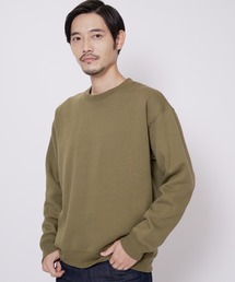 【BLUE STANDARD/ブルースタンダード】11oz 　裏起毛　クルー　トレーナー 　スウェット