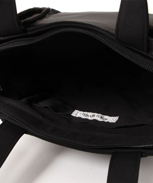 MISCH MASCH（ミッシュマッシュ）の「フリルトートバッグ（トートバッグ・レディース・ベージュ/ピンク系その他/ブラック・FREE）」の4枚目の写真