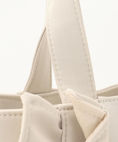 MISCH MASCH（ミッシュマッシュ）の「フリルトートバッグ（トートバッグ・レディース・ベージュ/ピンク系その他/ブラック・FREE）」の9枚目の写真