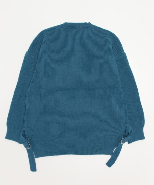 gossip!ロサンゼルス(ゴシップロサンゼルス)の「サイトスリットニットトップス(ニット/セーター・レディース・ブルー/ベージュ/マスタード・FREE)」の14枚目の写真