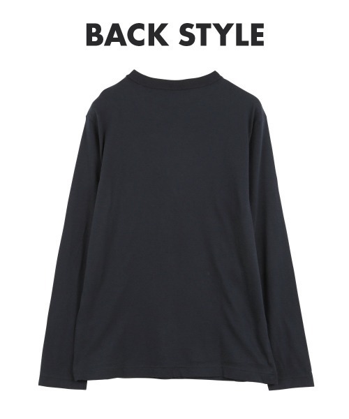 Champion(チャンピオン)の「Champion チャンピオン BASIC刺繍ロゴ メンズ クルーネック ロンT(Tシャツ/カットソー・メンズ・ホワイト/グリーン/ブラック/ネイビー/グレー・LARGE/X-LARGE/SMALL/MEDIUM/XX-LARGE)」の9枚目の写真
