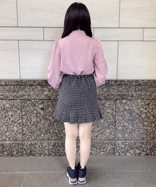 Swankiss(スワンキス)の「KJ girly lace B/L(シャツ/ブラウス・レディース・ブラック/ピンク/ホワイト・FREE)」の10枚目の写真