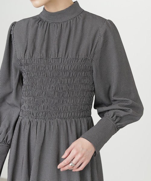 N.(N. Natural Beauty Basic)(エヌエヌナチュラルビューティーベーシック)の「◆ベアシャーリングワンピース(ワンピース・レディース・ブラック系/ネイビー系・MEDIUM)」の9枚目の写真