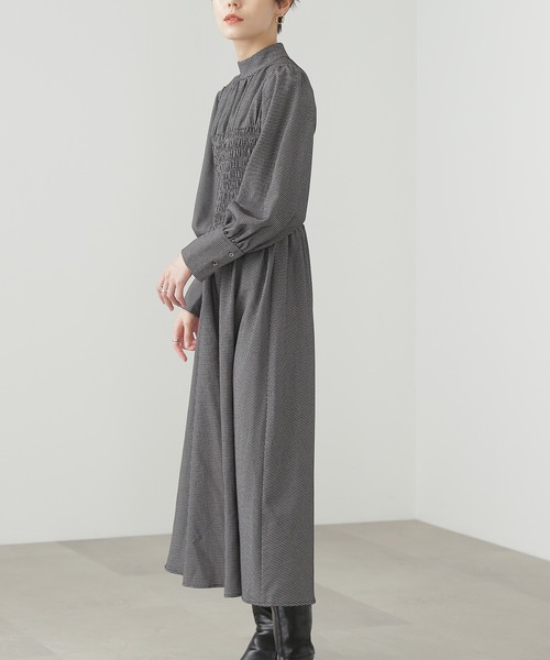 N.(N. Natural Beauty Basic)(エヌエヌナチュラルビューティーベーシック)の「◆ベアシャーリングワンピース(ワンピース・レディース・ブラック系/ネイビー系・MEDIUM)」の10枚目の写真