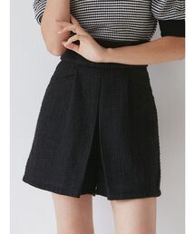 MURUA | ツイードタックショートパンツ【セットアップ着用可】(カーゴパンツ)
