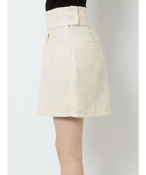 MURUA（ムルーア）の「ツイードタックショートパンツ【セットアップ着用可】（カーゴパンツ・レディース・カーキ/ブラック/ホワイト・1/2）」の16枚目の写真