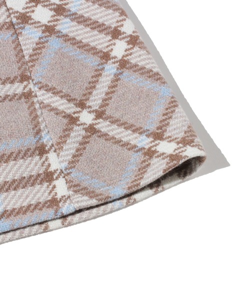 one way（ワンウェイ）の「切替バイカラースカート（スカート・レディース・ベージュ/ホワイト・FREE）」の6枚目の写真