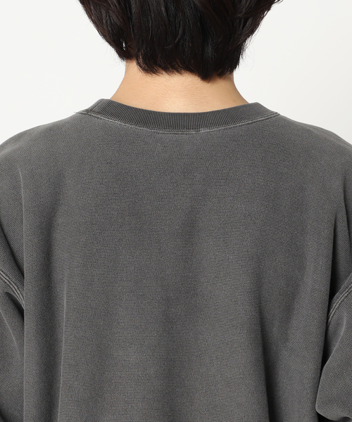 Champion（チャンピオン）の「【CHAMPION / チャンピオン】別注 R/W ピグメント クルーネックスウェット（スウェット・メンズ・ブラック/パープル/ネイビー/ブラウン/カーキ・MEDIUM/LARGE/X-LARGE）」の21枚目の写真