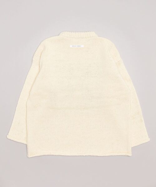 ONE fifth（ワンフィフス）の「TEXAS（ニット/セーター・メンズ・ナチュラル/ネイビー・1/2）」の8枚目の写真