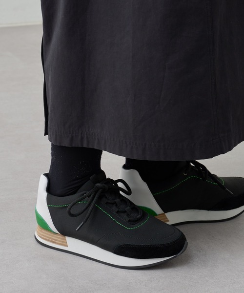 BEARDSLEY（ビアズリー）の「【BEARDSLEY】WETスニーカー/軽量/水に強い（スニーカー・レディース・ブラック/グレー/ベージュ・22.5cm/23.0cm/23.5cm/24.0cm/24.5cm）」の8枚目の写真