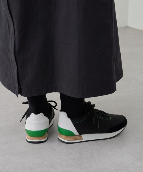 BEARDSLEY（ビアズリー）の「【BEARDSLEY】WETスニーカー/軽量/水に強い（スニーカー・レディース・ブラック/グレー/ベージュ・22.5cm/23.0cm/23.5cm/24.0cm/24.5cm）」の5枚目の写真