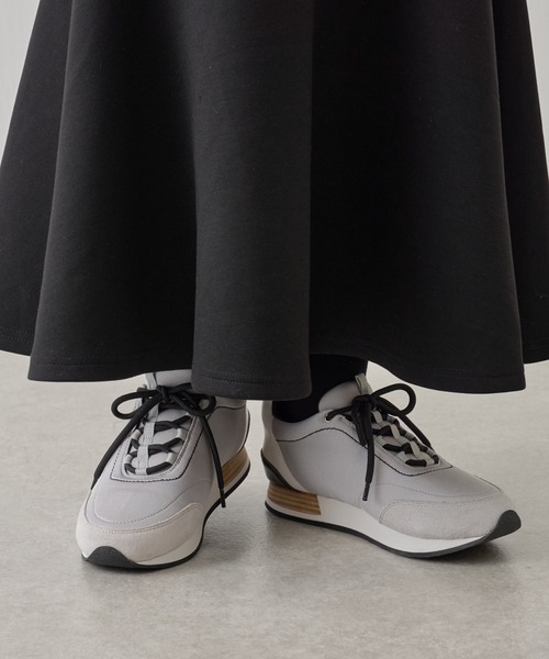 BEARDSLEY（ビアズリー）の「【BEARDSLEY】WETスニーカー/軽量/水に強い（スニーカー・レディース・ブラック/グレー/ベージュ・22.5cm/23.0cm/23.5cm/24.0cm/24.5cm）」の9枚目の写真