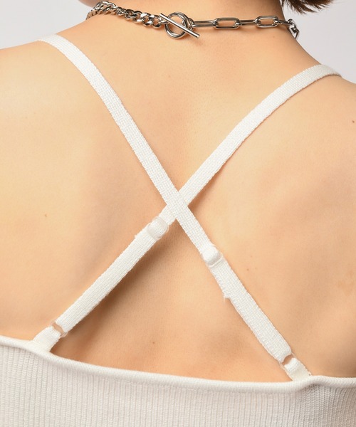 SPIRALGIRL（スパイラルガール）の「クロスストラップキャミアンサンブル（アンサンブル・レディース・ホワイト/ブルー/ブラック・FREE）」の14枚目の写真