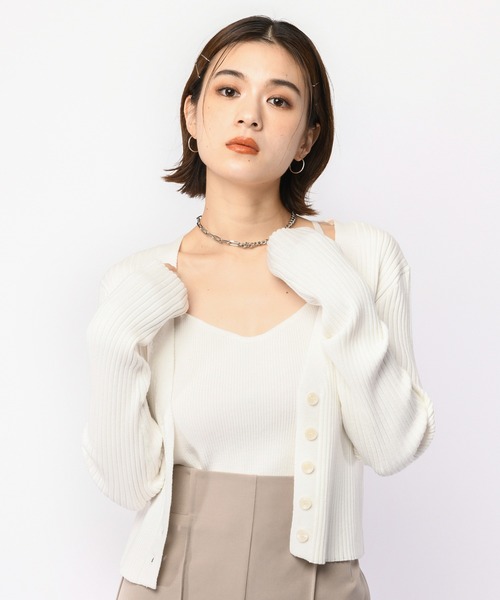 SPIRALGIRL（スパイラルガール）の「クロスストラップキャミアンサンブル（アンサンブル・レディース・ホワイト/ブルー/ブラック・FREE）」の13枚目の写真