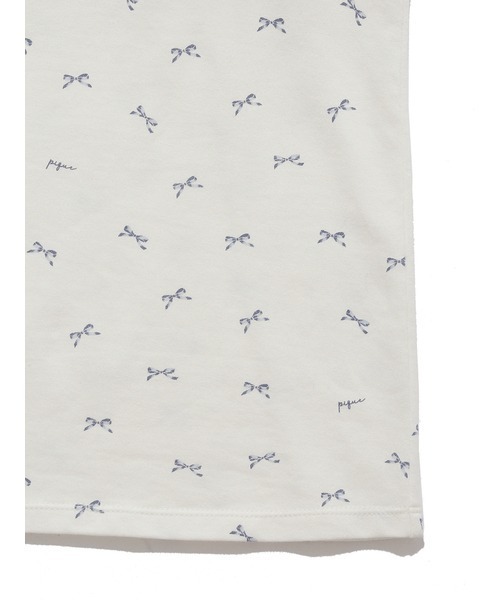 gelato pique（ジェラートピケ）の「リボン柄カップインタンクトップ（ルームウェア/パジャマ・レディース・オフホワイト/ピンク・FREE）」の16枚目の写真