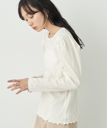 earth music&ecology | パフスリーブクレープリブインナー(インナーウェア/肌着)