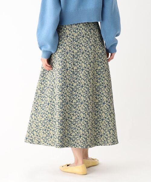 OPAQUE.CLIP（オペークドットクリップ）の「◆フラワージャカード フレアスカート（スカート・レディース・ブラック系/ブルー系・36/38/40）」の12枚目の写真