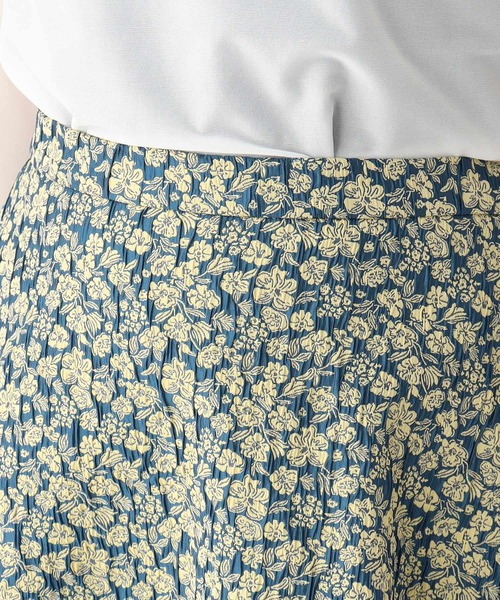 OPAQUE.CLIP（オペークドットクリップ）の「◆フラワージャカード フレアスカート（スカート・レディース・ブラック系/ブルー系・36/38/40）」の20枚目の写真