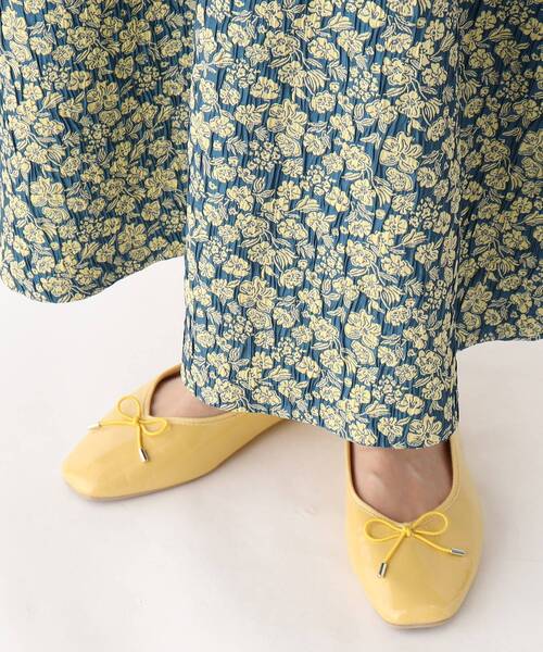 OPAQUE.CLIP（オペークドットクリップ）の「◆フラワージャカード フレアスカート（スカート・レディース・ブラック系/ブルー系・36/38/40）」の21枚目の写真