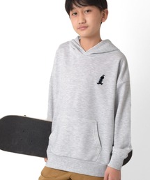 GLAZOS | 裏毛・スケーター刺繍ビッグパーカー(パーカー)