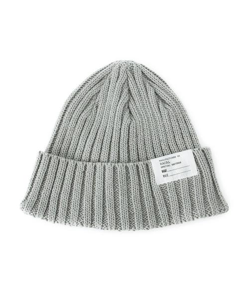 BEAUTY&YOUTH UNITED ARROWS(ビューティーアンドユースユナイテッドアローズ)の「<Racal>STANDARDKNIT15SS 2/ニットキャップ◆(ニットキャップ/ビーニー・メンズ・ホワイト/ブラック/グレー/ベージュ/ケリー/ネイビー・ONE)」の3枚目の写真
